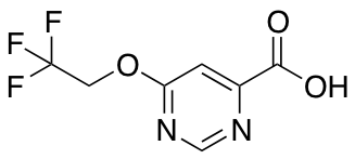 6-(2,2,2-Trifluoroethoxy)pyrimidine-4-carboxylic Acid
