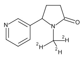 rac-Cotinine-D3 1.0 mg/ml in Methanol - CAS No. 110952-70-0 rac-Cotinine-D3 1.0 mg/ml in Methanol