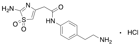 2-(2-Amino-1,1-dioxidothiazol-4-yl)-N-(4-(2-aminoethyl)phenyl)acetamide Hydrochloride