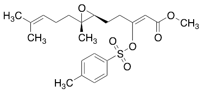 Methyl 5-((2S,3S)-3-Methyl-3-(4-methyl-3-pentenyl)oxiran-2-yl)-3-(tosyloxy)pentanoate