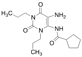 N-(6-Amino-1,2,3,4-tetrahydro-2,4-dioxo-1,3-dipropyl-5-pyrimidinyl)cyclopentanecarboxamide