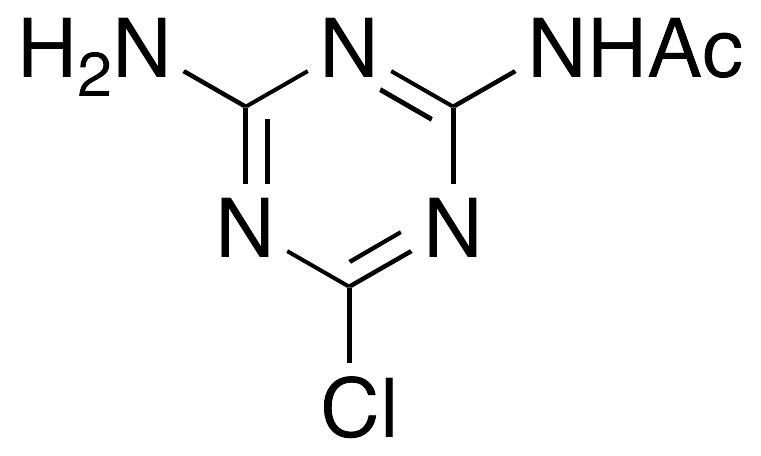 2-Chloro-4-acetamido-6-amino-s-triazine