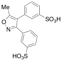 3-[4-[4-(sulfonyl)phenyl]-5-methyl-3-isoxazolyl]benzenesulfonic Acid