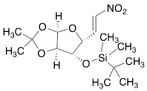 (5E)-5,6-Dideoxy-3-O-[(1,1-dimethylethyl)dimethylsilyl]-1,2-O-(1-methylethylidene)-6-nitro-Alpha-D-xylo-hex-5-enofuranose