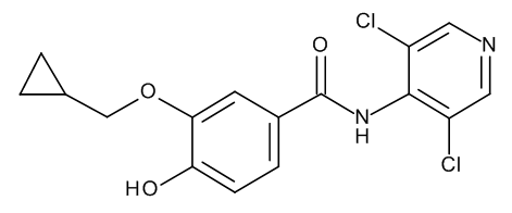 3-(Cyclopropylmethoxy)-N-(3,5-dichloropyridin-4-yl)-4-hydroxybenzamide - CAS No. 475271-62-6 3-(Cyclopropylmethoxy)-N-(3,5-dichloropyridin-4-yl)-4-hydroxybenzamide