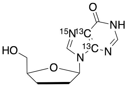 2’,3’-Dideoxyinosine-13C2,15N