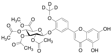 Diosmetin-d3 3-O-beta-D-Glucuronide Triacetate