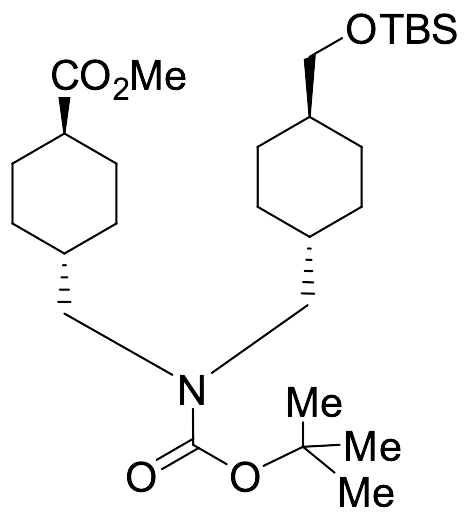 N-(1,1-Dimethylethoxy)carbonyl Tranexamic Acid (tert-Butyldimethylsilyl)oxy Methyl Ester