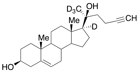 (3beta)-26,27-Dinorcholest-5-en-24-yne-3,20-diol-d4