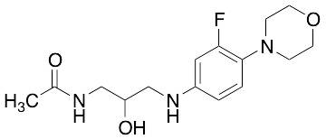 N-[3-[[3-Fluoro-4-(4-morpholinyl)phenyl]amino]-2-hydroxypropyl]acetamide