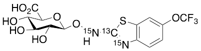 N-Hydroxy Riluzole O-beta-D-Glucuronide-13C,15N2