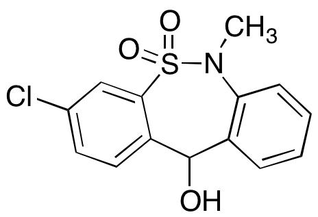 3-Chloro-6,11-dihydro-5,5-dioxo-11-hydroxy-6-methyldibenzo[c,f][1,2]thiazepine