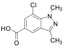 7-Chloro-1,3-dimethyl-1H-indazole-5-carboxylic Acid