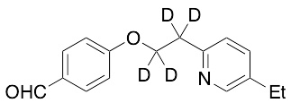 4-[2-(5-Ethyl-2-pyridinyl)-d4-ethoxy]benzaldehyde