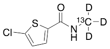 5-Chloro-N-methylthiophene-2-carboxamide-13C1,d3