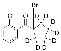 (1-Bromocyclopentyl-2,2,3,3,4,4,5,5-d8)(2-chlorophenyl)-methanone