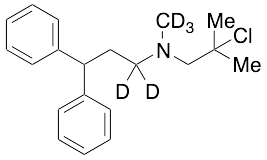 N-(2-Chloro-2-methylpropyl)-N-(3,3-diphenylpropyl)-N-methylamine-d5