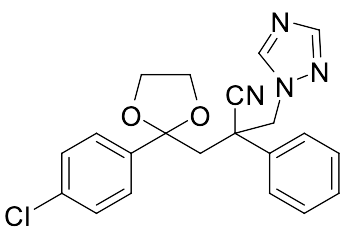 alpha-[[2-(4-Chlorophenyl)-1,3-dioxolan-2-yl]methyl]-alpha-phenyl-1H-1,2,4-triazole-1-propanenitrile