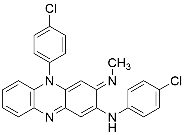 N,5-Bis(4-chlorophenyl)-3,5-dihydro-3-(methylimino)-2-phenazinamine