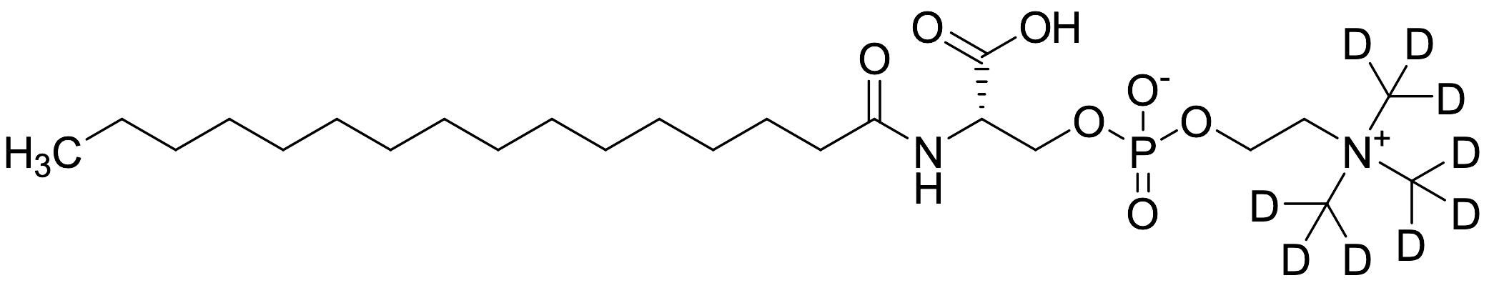N-Palmitoyl-O-phosphocholine Serine-D9