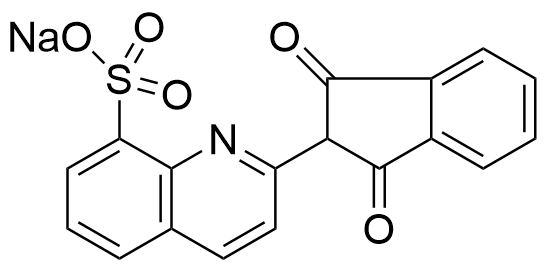 2-(2,3-Dihydro-1,3-dioxo-1H-inden-2-yl)-8-quinolinesulfonic Acid Sodium Salt