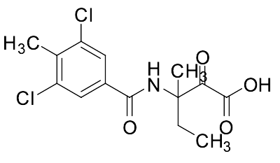 3-[(3,5-Dichloro-4-methylbenzoyl)amino]-3-methyl-2-oxopentanoic Acid