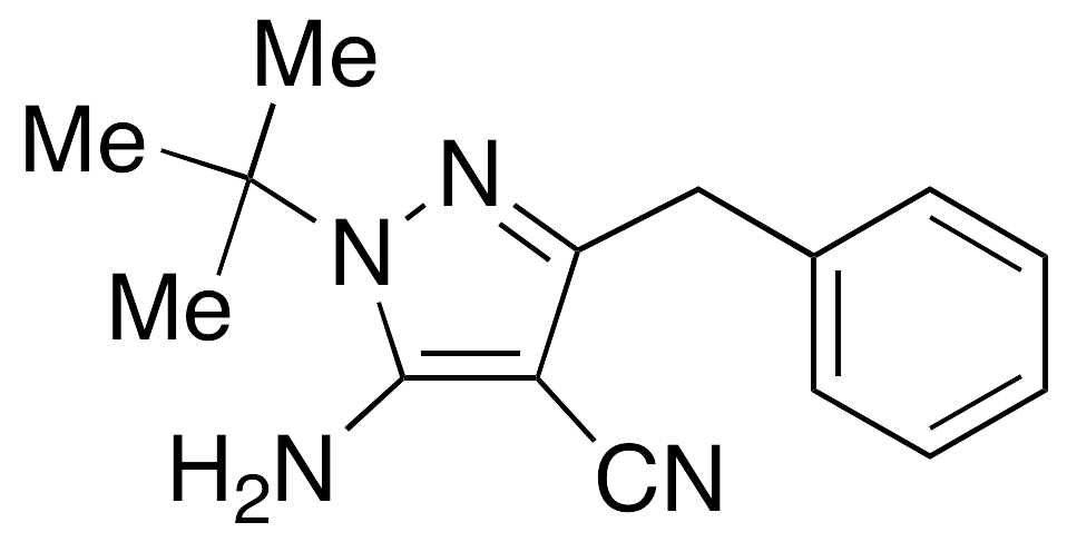 5-Amino-1-tert-butyl-3-phenylmethyl-4-cyanopyrazole