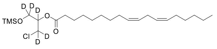 1-Chloro-3-((trimethylsilyl)oxy)propan-2-yl-1,1,2,3,3-d5 (9Z,12Z)-octadeca-9,12-dienoate