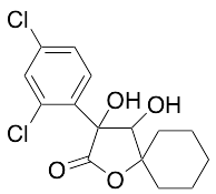 3-(2,4-Dichlorophenyl)-3,4-dihydroxy-1-oxaspiro[4.5]decan-2-one