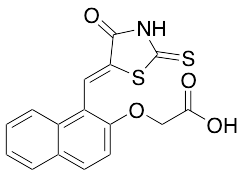 2-[[1-[(Z)-(4-Oxo-2-thioxo-5-thiazolidinylidene)methyl]-2-naphthalenyl]oxy]-acetic Acid