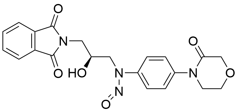 N-Nitroso 4-[((2R)-Hydroxy-3-phthalimido)propylamine]phenyl-3-morpholinone
