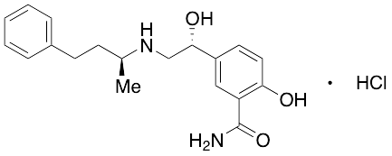 2-Hydroxy-5-[(1R)-1-hydroxy-2-[[(1S)-1-methyl-3-phenylpropyl]amino]ethyl]-benzamide Hydrochloride