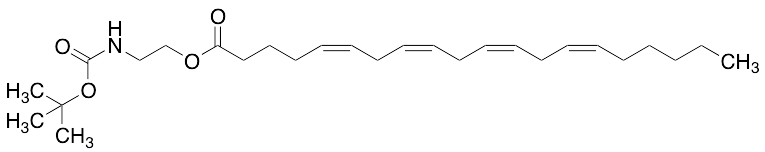 (5Z,​8Z,​11Z,​14Z)​-5,​8,​11,​14-​Eicosatetraenoic Acid 2-​[[(1,​1-​Dimethylethoxy)​carbonyl]​amino]​ethyl Ester