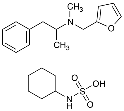 Furfurylmethylamphetamine Cyclohexylsulfamate