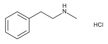 N-Methylphenethylamine (hydrochloride) [A crystalline solid]