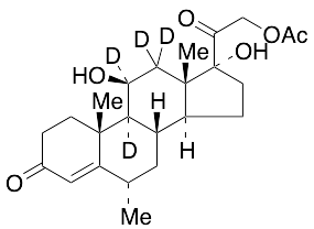 6alpha-Methyl Hydrocortisone-d4 21-Acetate