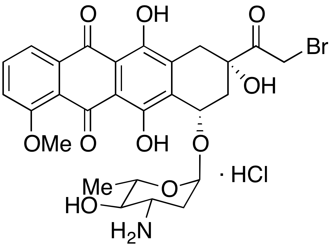 14-Bromo 4’-epi-Daunorubicin Hydrochloride