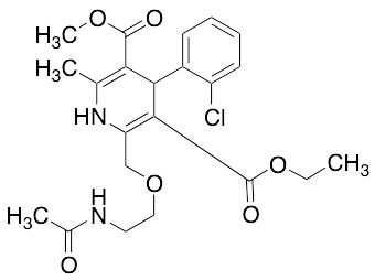 3-Ethyl 5-Methyl 2-((2-acetamidoethoxy)methyl)-4-(2-chlorophenyl)-6-methyl-1,4-dihydropyridine-3,5-dicarboxylate