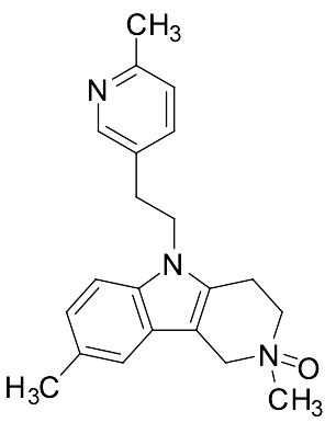 2,8-Dimethyl-5-(2-(6-methylpyridin-3-yl)ethyl)-2,3,4,5-tetrahydro-1H-pyrido[4,3-b]indole 2-oxide