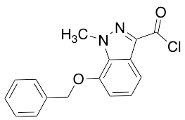 7-(Benzyloxy)-1-methyl-1H-indazole-3-carbonyl Chloride