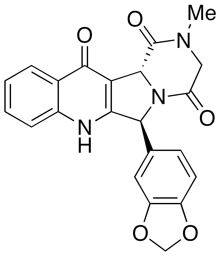 (6S,12bR)-6-(1,3-Benzodioxol-5-yl)-2,3,7,12b-tetrahydro-2-methyl-pyrazino[1',2':1,5]pyrrolo[3,4-b]quinoline-1,4,12(6H)-trione