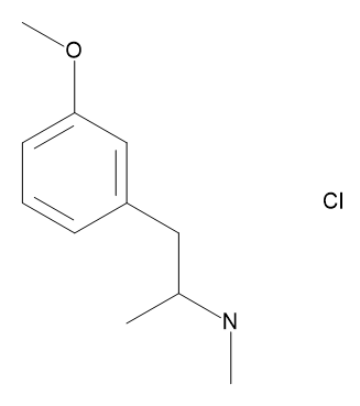 3-Methoxymethamphetamine (hydrochloride) [A solid]