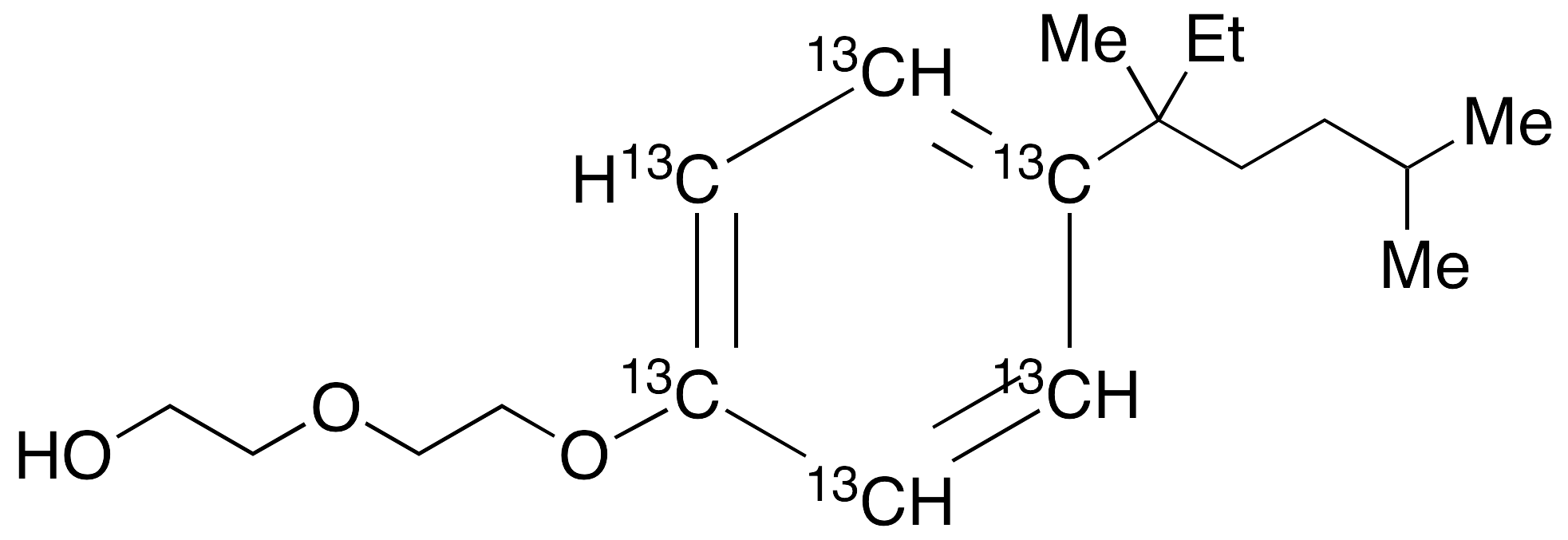 4-(3’,6’-Dimethyl-3’-heptyl)phenol diethoxylate-13C6
