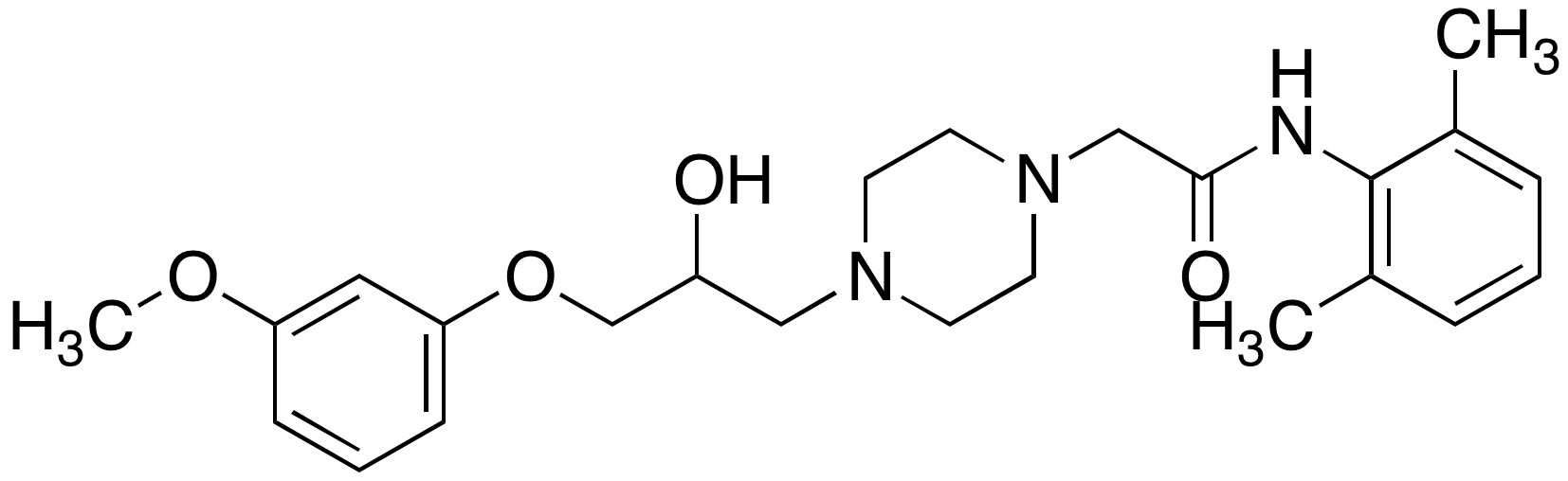 m-Ranolazine