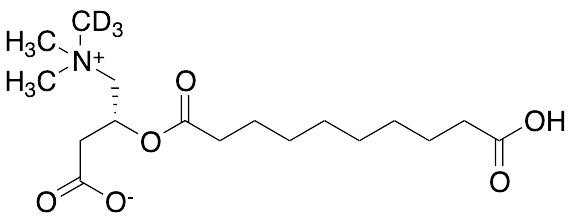 (2R)-3-Carboxy-2-[(9-carboxy-1-oxononyl)oxy]-N,N,N-trimethyl-1-propanaminium-d3 Inner Salt (Sebacoyl-L-Carnitine-d3)