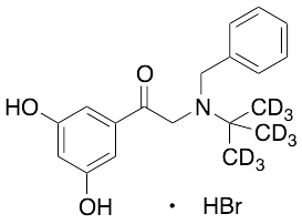 1-(3,5-Dihydroxyphenyl)-2-[(1,1-dimethylethyl)(phenylmethyl)amino]ethanone-d9 Hydrobromide
