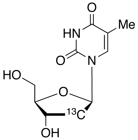 Thymidine-2'-13C (>90%)