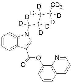 1-Pentyl-1H-Indole-3-carboxylic Acid 8-Quinolinyl Ester-d11