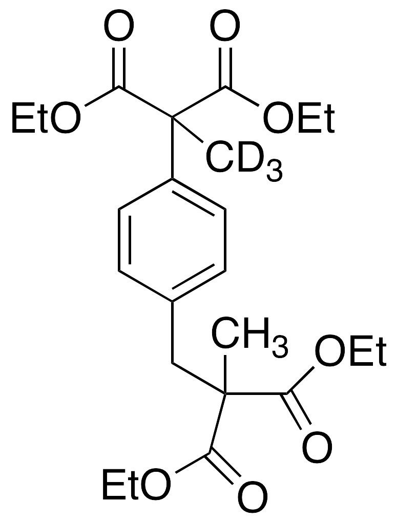 Diethyl 2-[4-(2,2-Dicarboethoxypropyl)phenyl]-2-methyl Malonate-d3