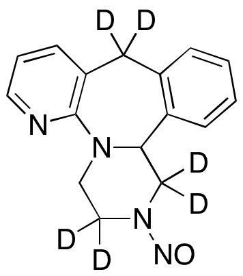 Desmethyl 2N-Nitroso Mirtazapine-d6 (major)